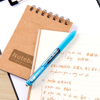Paper Mate 缤乐美 P1 意趣速干中性笔 0.5mm 天蓝色 单支装 *3件 图5