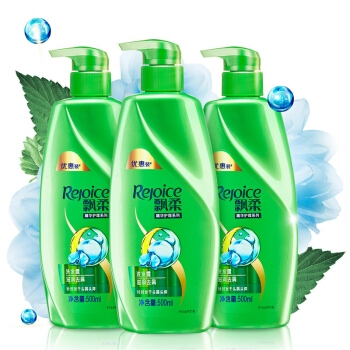Rejoice 飘柔 洗发水套装 500ml*3瓶 *3件 图1