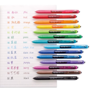 Paper Mate 缤乐美 P1 意趣速干中性笔 0.5mm 天蓝色 单支装 *3件 图3