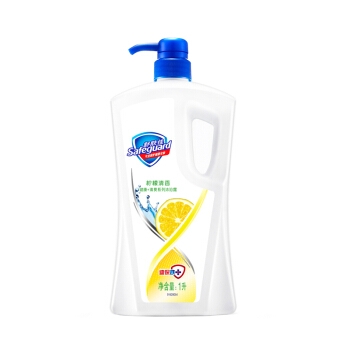 Safeguard/舒肤佳 柠檬清新沐浴露 1000ml(赠洗衣液 600g) 图2
