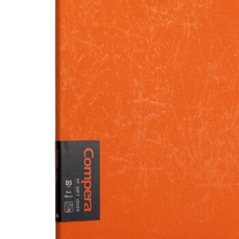 Comix 齐心 C7000 Compera原味系列 PP面线圈本 B5 50张 橙 *3件 图5
