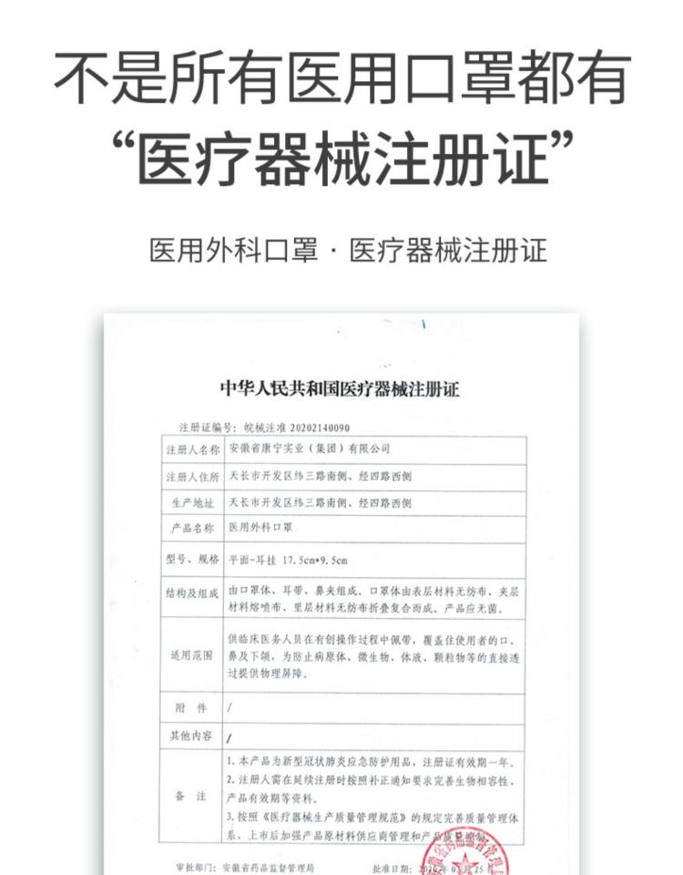 一次性医用外科口罩 200支 图4