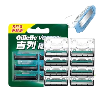 Gillette 吉列 威锋 旋转双层刀片 8刀头 *7件 图1
