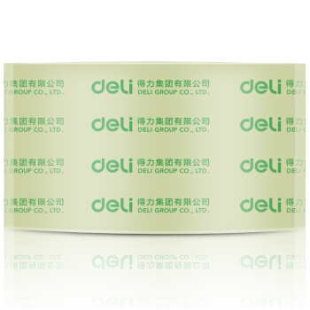 deli 得力 30369 高透封箱胶带 60mm*100y*50um(91.4米) 单卷装 图1