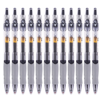 M&G 晨光 GP1008 中性笔 12支/盒 0.5mm 黑色 *3件 图1