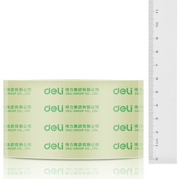 deli 得力 30369 高透封箱胶带 60mm*100y*50um(91.4米) 单卷装 图2