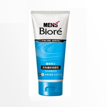 Biore 碧柔 男士 双效磨砂洗面乳 100g *7件 图1