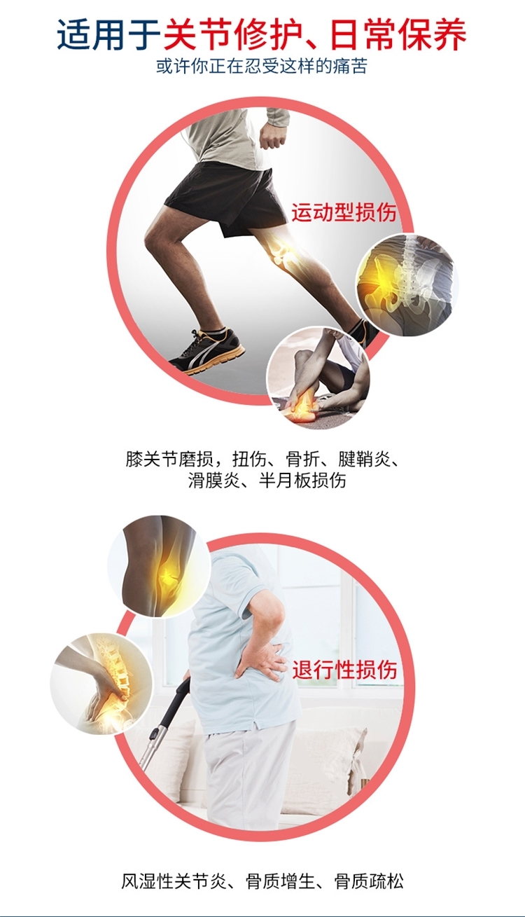 美国产 维骨力MoveFree 红盒软骨素 80粒 关节疼首选 图4