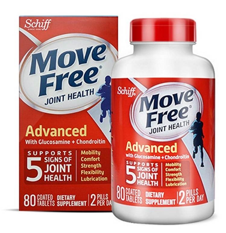 美国产 维骨力MoveFree 红盒软骨素 80粒 关节疼首选 图1
