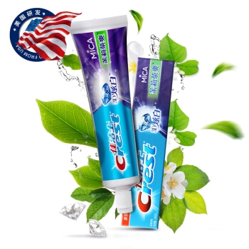 Crest 佳洁士 3D炫白 茉莉茶爽牙膏 240g *10件 图1