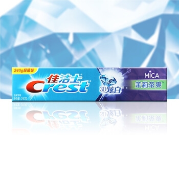 Crest 佳洁士 3D炫白 茉莉茶爽牙膏 240g *10件 图5