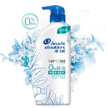 Head & Shoulders 海飞丝 无硅油致美微米洗发水 750ml *3件 图1