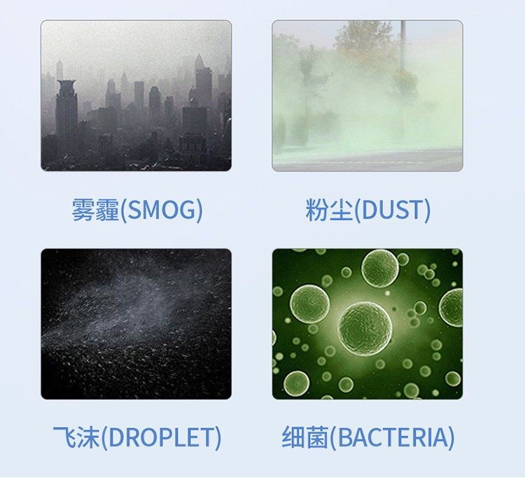 KN95 熔喷布5层防护口罩10只装 图3