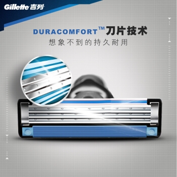 Gillette 吉列 锋速3突破 剃须刀头 8刀头 *2件 图3