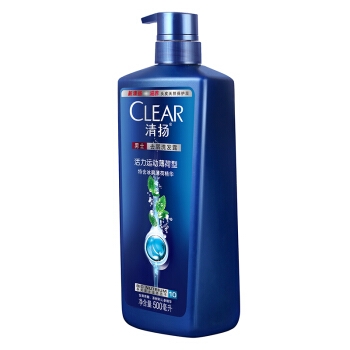 京东PLUS会员： CLEAR 清扬 洗发露活力运动薄荷型 500ml（赠旅行装100*2瓶） *4件 图4