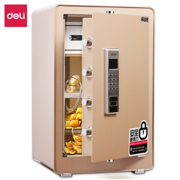 deli 得力 4084 锦腾系列 全钢防盗保管柜 高60cm 图1