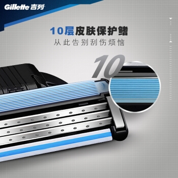 Gillette 吉列 锋速3突破 剃须刀头 8刀头 *2件 图4