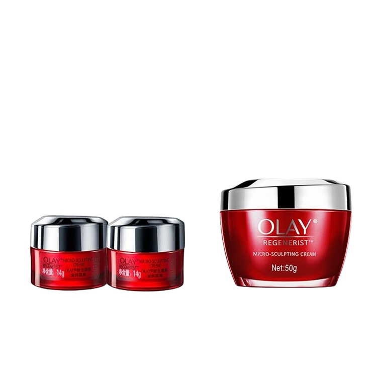OLAY 玉兰油 新生塑颜金纯面霜 50g+14g*2+面膜2片 图1