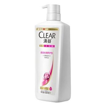 京东PLUS会员： CLEAR 清扬 多效水润养护型洗发水 500ml *4件 图4