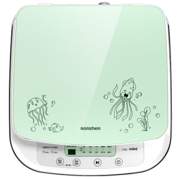 限地区： Ronshen 容声 XQB30-H1088C 3公斤 波轮洗衣机 香草绿 图6