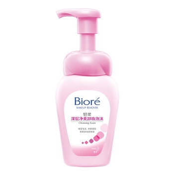 Biore 碧柔 深层净柔 卸妆泡沫 150ml *3件 图1