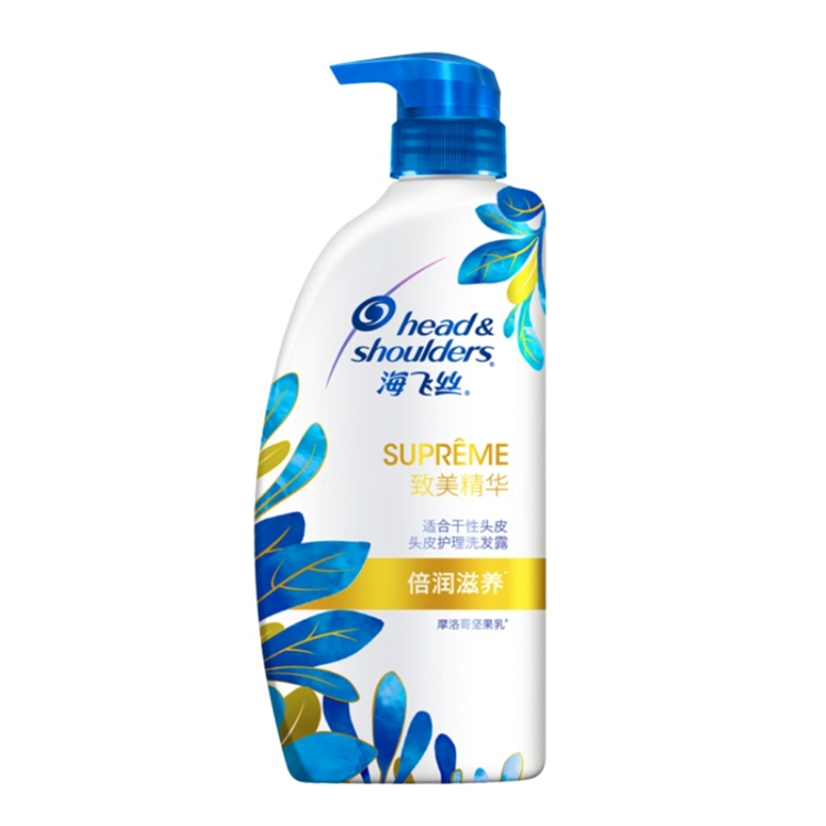 Head & Shoulders 海飞丝 致美水润系列倍润滋养去屑洗发露 750ml *3件 图1