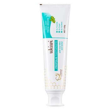 京东PLUS会员： ukiwi 纽西小精灵 蜂胶薄荷牙膏 120g *5件 图2