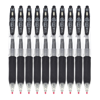 ZEBRA 斑马 JJ15 中性笔 0.5mm 黑色 10支装 *6件 图1