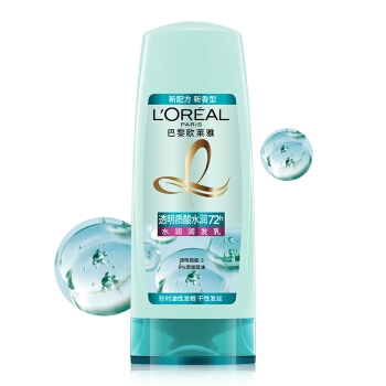 欧莱雅（LOREAL）透明质酸水润润发乳200ml（无硅油）（新老包装随机发货） 图1