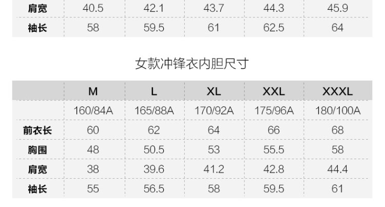 MOBI GARDEN 牧高笛 EM19318003 三合一冲锋衣 图10