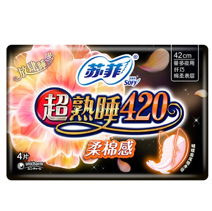 京东PLUS会员： Sofy 苏菲 弹力贴身 日夜套组12包（日用230mm*10片*8包+夜用420mm*4片*4包） *2件 图3