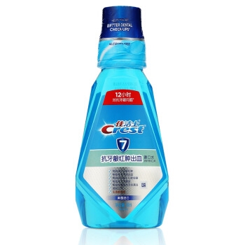 京东PLUS会员： Crest 佳洁士 抗牙龈红肿出血漱口水 500ml *6件 图1