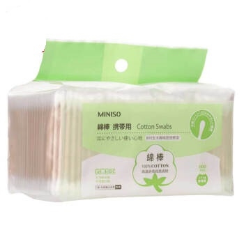 京东PLUS会员： MINISO 名创优品 双头棉签 800支 *3件 图1