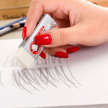 Faber-castell 辉柏嘉 187151 超净橡皮擦 白色 3块装 *3件 图5