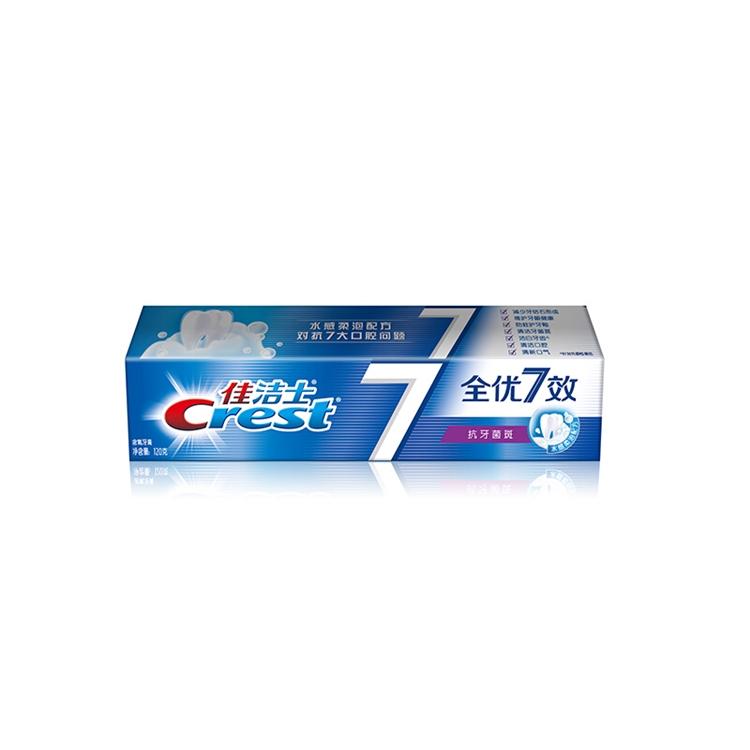 京东PLUS会员： Crest 佳洁士 全优7效 抗牙菌斑 牙膏 40g *10件 图2