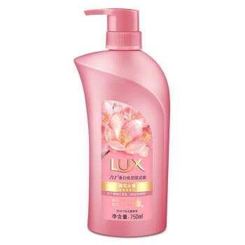 京东PLUS会员： LUX 力士 春日限定 桃花沁香香氛洗发乳 750ml *4件 图1