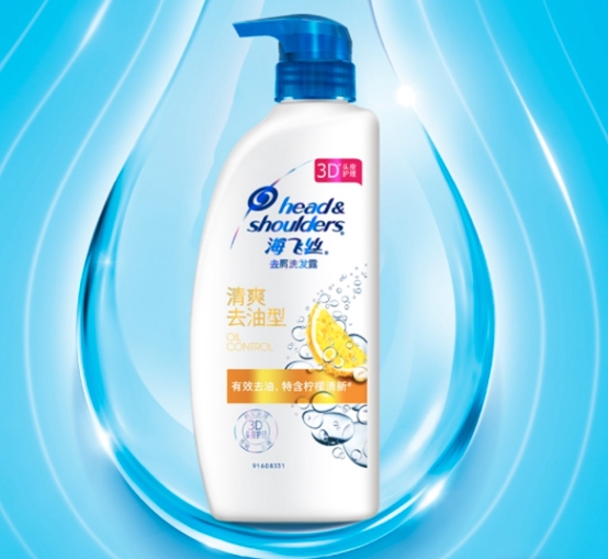 Head & Shoulders 海飞丝 清爽去油型去屑洗发露 1L *3件 图2