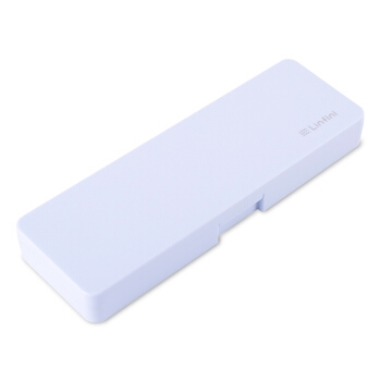 凑单品： deli 得力 乐素系列 8328 文具盒 浅蓝 图2