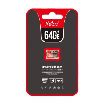 23日0点： Netac 朗科 Pro microSDXC UHS-I A1 U3 TF存储卡 64GB 图2