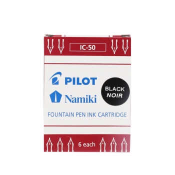 凑单品： PILOT 百乐 IC-50 钢笔墨囊 黑色 6支装 图2
