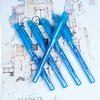 M&G 晨光 AKP61119 中性笔 晶蓝色 0.5mm 10支/盒 *5件 图5