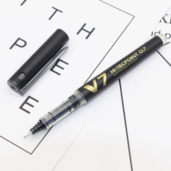 京东PLUS会员： PILOT 百乐 BXC-V7 可换墨囊直液式中性笔 0.7mm 黑色 12支 *3件 图3