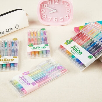 京东PLUS会员： PILOT 百乐 LJU-60EF Juice果汁中性笔 0.5mm 粉嫩6色套装 *3件 图5