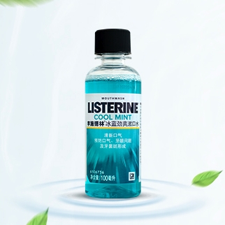 运费券收割机： LISTERINE 李施德林 漱口水 冰蓝劲爽口味 100ml 图4