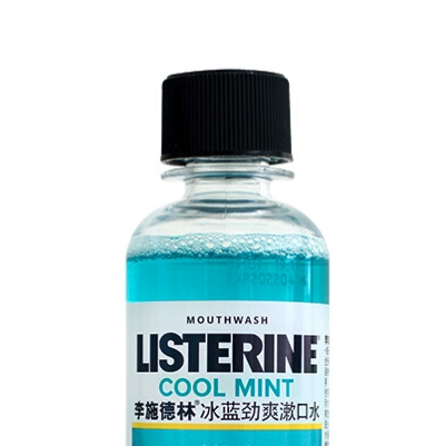 运费券收割机： LISTERINE 李施德林 漱口水 冰蓝劲爽口味 100ml 图2