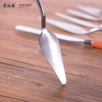 京东PLUS会员: Mont Marte 蒙玛特 MCG0059 木柄油画调色刀 4号 *3件 图4