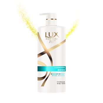 京东PLUS会员： LUX 力士 柔亮洗发乳 清爽莹亮 750ml *4件 图2