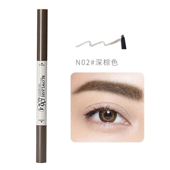 MINISO 名创优品 双头自动眉笔 N02#深棕 *2件 图3