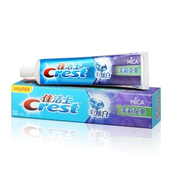 Crest 佳洁士 3D炫白 茉莉茶爽牙膏 240g *9件 图2