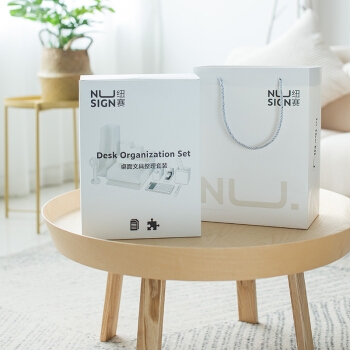 25日0点： NUSIGN 纽赛 NS003 桌面文具14件套 白 图5